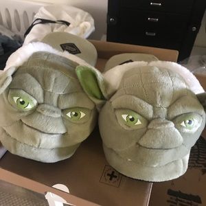 New! Star Wars Yoda House Slippers